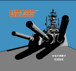 Battleship (USA) Title Screen